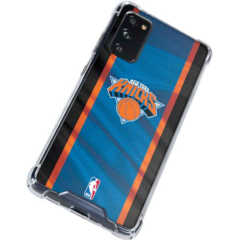 NBA New York Knicks Away Jersey Galaxy S20 FE Clear Case